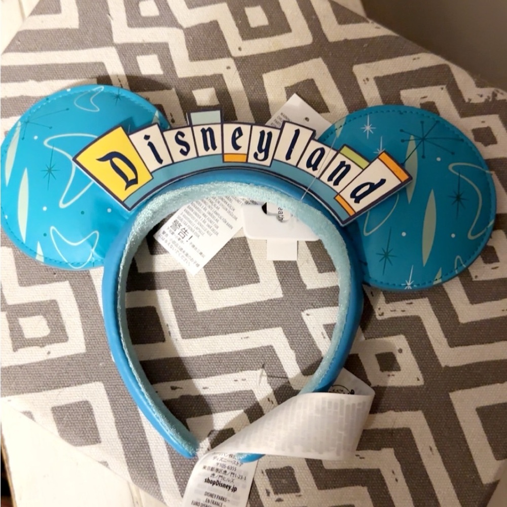 NWT Disneyland Minnie Mouse Ear Headband Retro Style Marquee - Picture 2 of 4